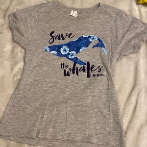 Save the Whales t shirt